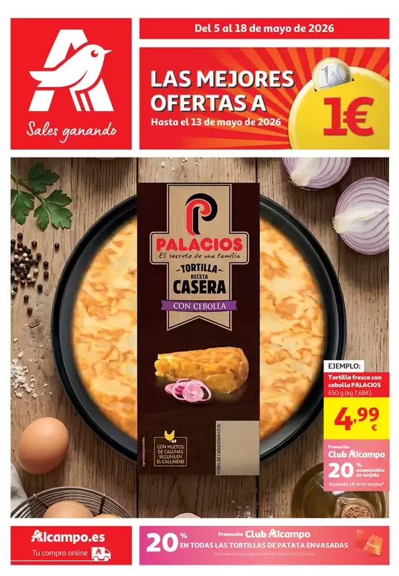Catálogo Alcampo | Alcampo Supermercado - Sales ganando | 2026-05-05T00:00:00.000Z - 2026-05-18T00:00:00.000Z