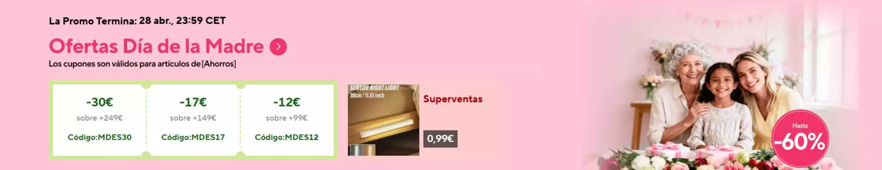 Catálogo Aliexpress en Gerea | Ofertas Día de la Madre | 2026-04-27T00:00:00.000Z - 2026-04-28T00:00:00.000Z