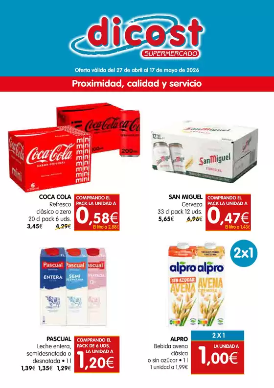 Catálogo Dicost en Móstoles | Oferta válida del 27 de abril al 17 de mayo de 2026 | 2026-04-28T00:00:00.000Z - 2026-05-17T00:00:00.000Z