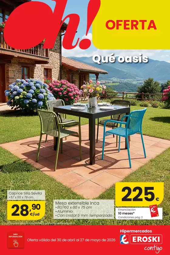 Catálogo Eroski en Buñol | Oh! Qué oasis | 2026-04-30T00:00:00.000Z - 2026-05-27T00:00:00.000Z
