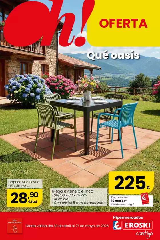 Catálogo Eroski en Redondela | Oh! Qué oasis | 2026-04-30T00:00:00.000Z - 2026-05-27T00:00:00.000Z