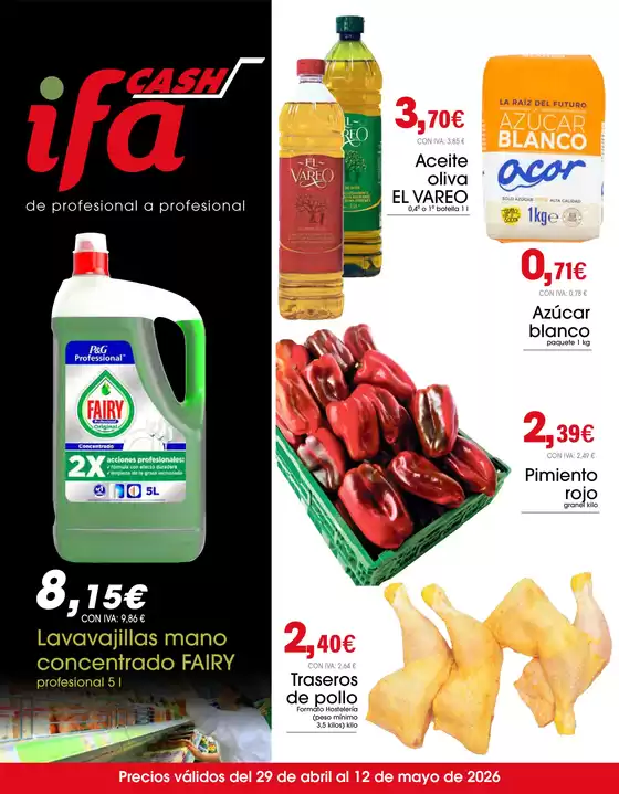 Catálogo Cash Ifa | Precios válidos del 29 de abril al 12 de mayo de 2026 | 2026-04-29T00:00:00.000Z - 2026-05-12T00:00:00.000Z