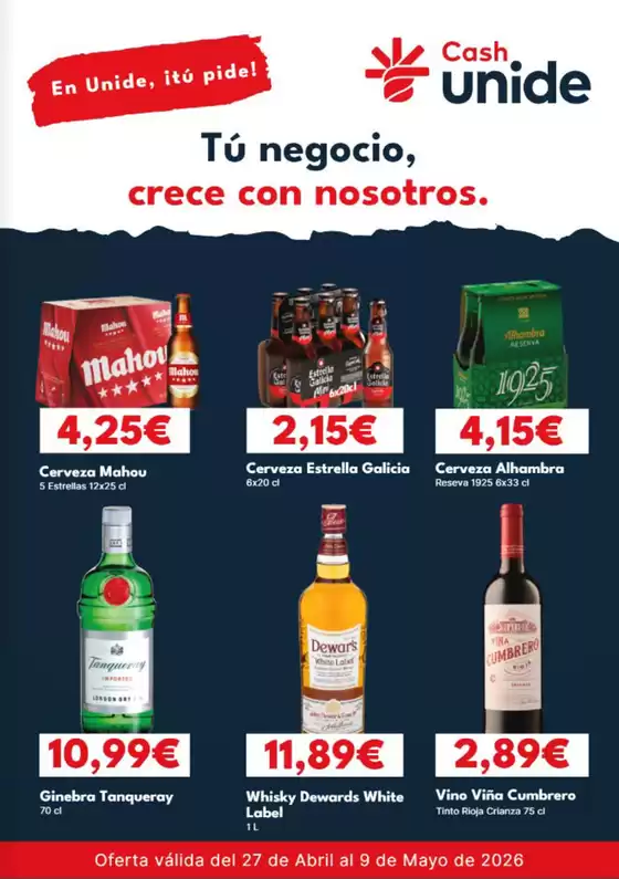 Catálogo Cash Unide | Tú negocio, crece con nosotros. | 2026-04-29T00:00:00.000Z - 2026-05-09T00:00:00.000Z