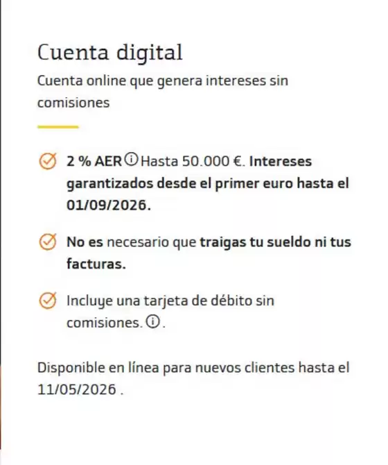 Catálogo EVO Banco en Los Barrios | Cuenta digital | 2026-04-29T00:00:00.000Z - 2026-05-11T00:00:00.000Z