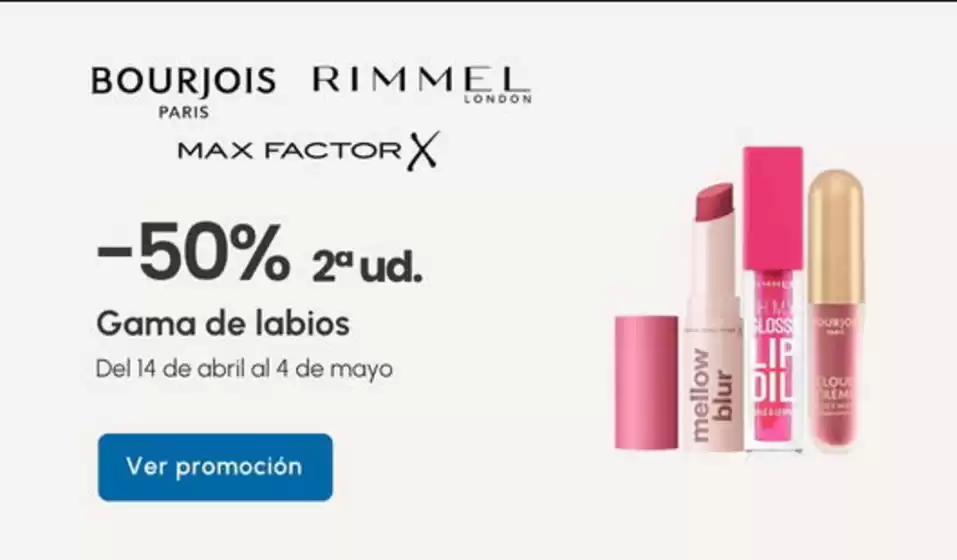 Catálogo Perfumerías Avenida | -50% 2ª ud. | 2026-04-29T00:00:00.000Z - 2026-05-04T00:00:00.000Z