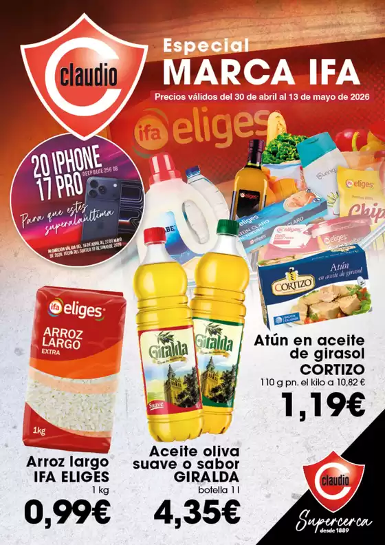 Catálogo Claudio | Precios válidos del 30 de abril al 13 de mayo de 2026 | 2026-04-16T00:00:00.000Z - 2026-05-27T00:00:00.000Z