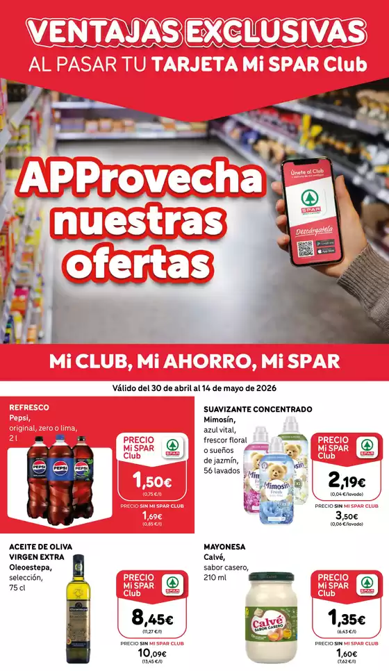 Catálogo SPAR Gran Canaria | Válido del 30 de abril al 14 de mayo de 2026 | 2026-04-30T00:00:00.000Z - 2026-05-14T00:00:00.000Z