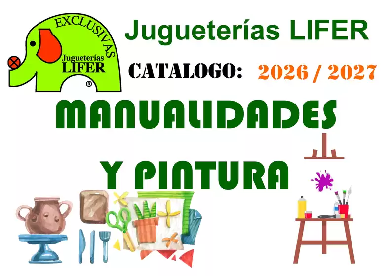 Catálogo Jugueterías Lifer | Manualidades Y Pintura 2026 / 2027 | 2026-01-01T00:00:00.000Z - 2027-12-31T00:00:00.000Z