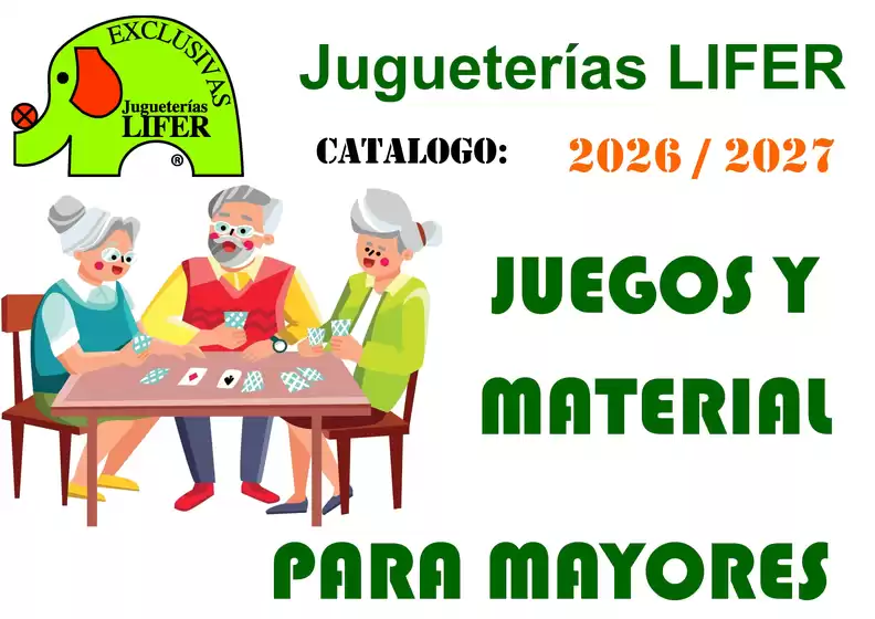 Catálogo Jugueterías Lifer | Juegos Y Material Para Mayores 2026 / 2027 | 2026-01-01T00:00:00.000Z - 2027-12-31T00:00:00.000Z
