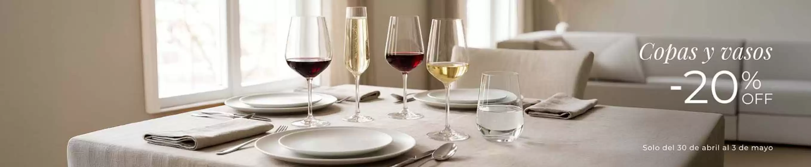 Catálogo Ohgar en Sineu | 20% En Copas Y Vasos | 2026-04-30T00:00:00.000Z - 2026-05-03T00:00:00.000Z