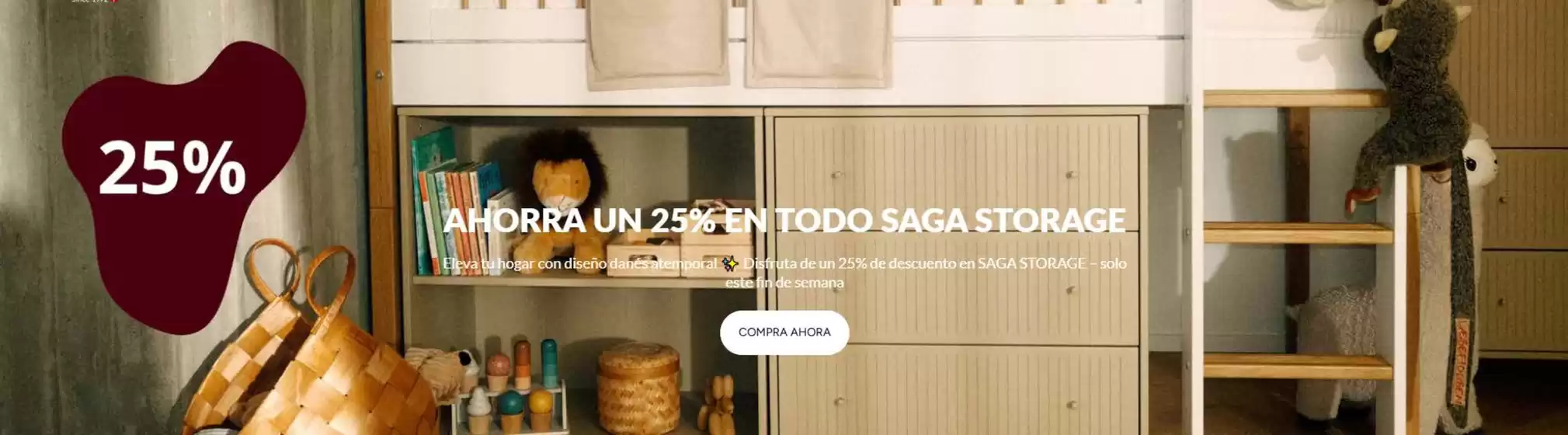 Catálogo FLEXA | Ahorra UN 25% En Todo Saga Storage | 2026-04-30T00:00:00.000Z - 2026-05-03T00:00:00.000Z