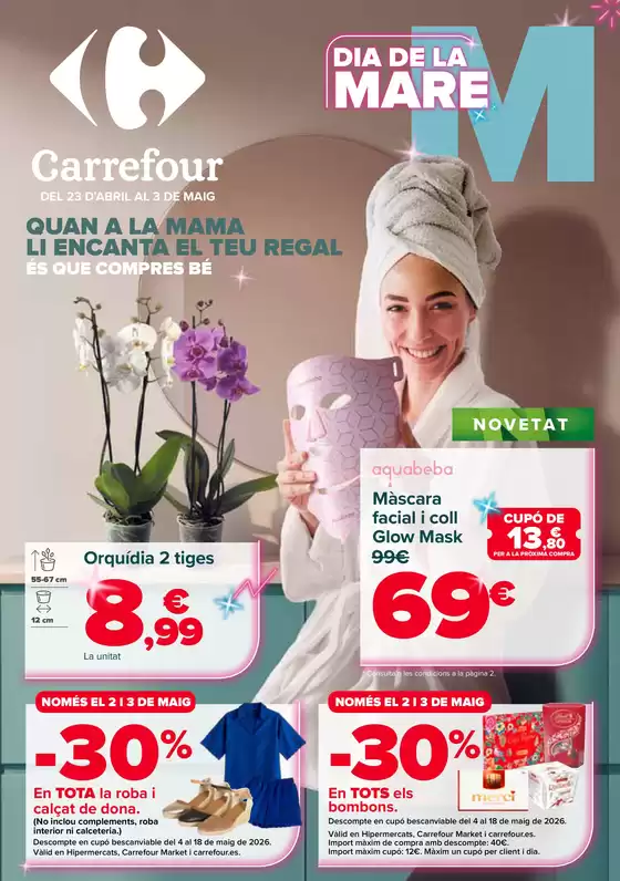 Catálogo Carrefour en Moià | DÍA DE LA MADRE | 2026-04-23T00:00:00.000Z - 2026-05-03T00:00:00.000Z