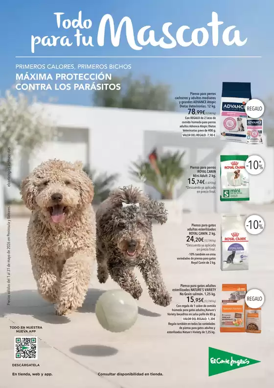 Catálogo El Corte Inglés | Todo para tu mascota | 2026-05-01T00:00:00.000Z - 2026-05-31T00:00:00.000Z
