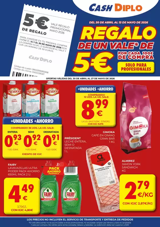 Catálogo CashDiplo | Ofertas válidas del 30 de abril al 27 de mayo de 2026 | 2026-04-30T00:00:00.000Z - 2026-05-27T00:00:00.000Z