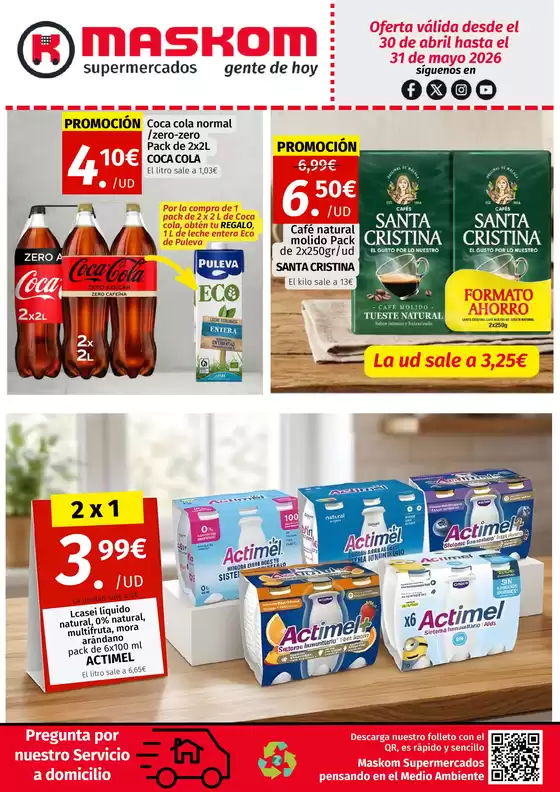 Catálogo Maskom Supermercados | Oferta válida desde el 30 de abril hasta el 31 de mayo 2026 | 2026-04-30T00:00:00.000Z - 2026-05-31T00:00:00.000Z