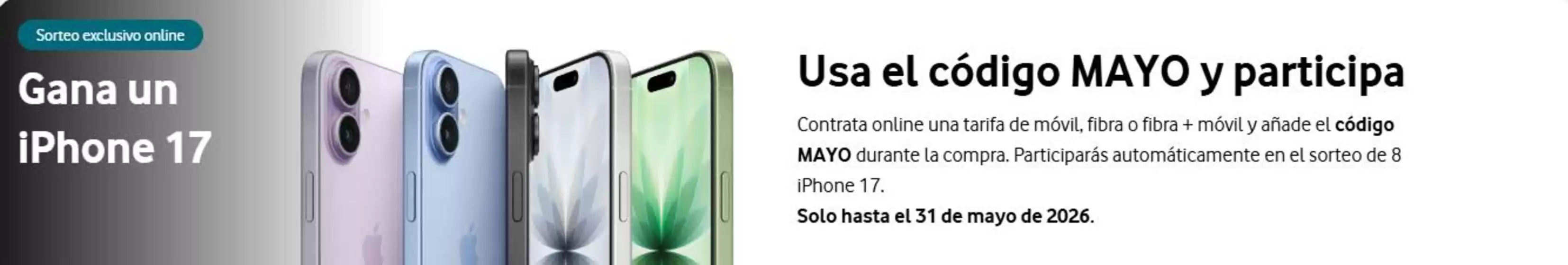 Catálogo Vodafone en Moraña | Promoción | 2026-05-04T00:00:00.000Z - 2026-05-31T00:00:00.000Z