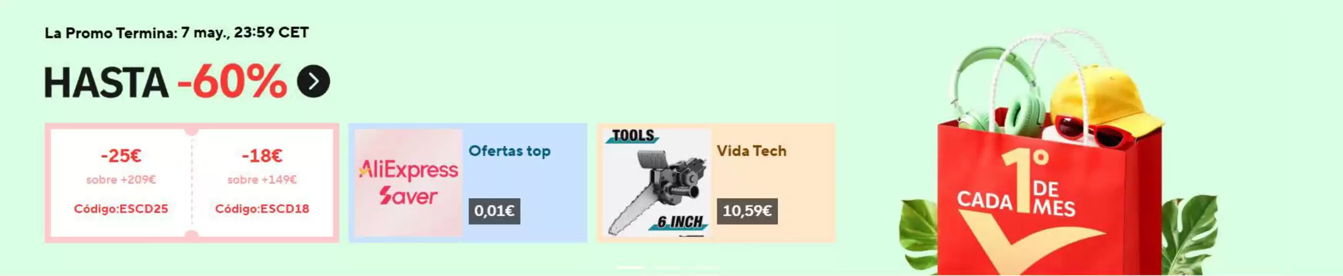 Catálogo Aliexpress | Hasta -60% | 2026-05-04T00:00:00.000Z - 2026-05-07T00:00:00.000Z