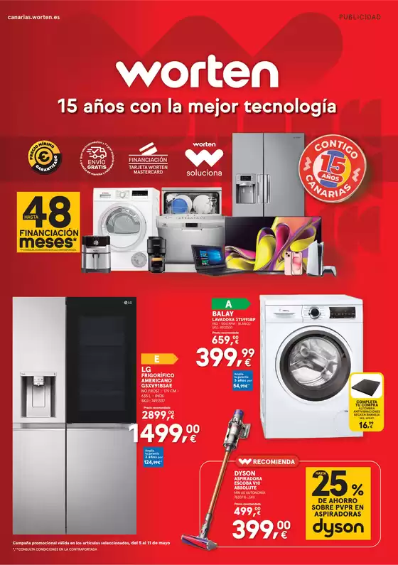 Catálogo Worten | Oferta válida desde el 5 al 11 de mayo | 2026-05-05T00:00:00.000Z - 2026-05-11T00:00:00.000Z