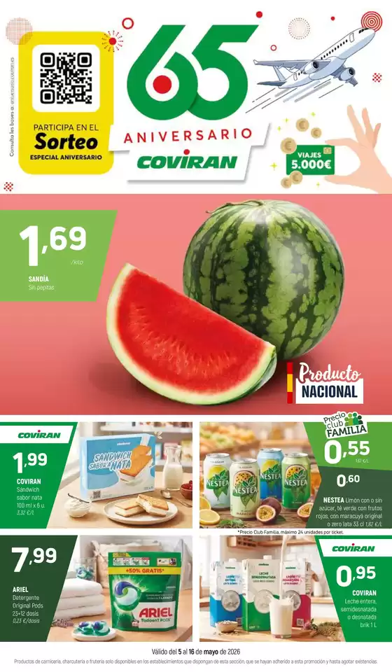 Catálogo Coviran | Válido del 5 al 16 de mayo de 2026 | 2026-05-05T00:00:00.000Z - 2026-05-16T00:00:00.000Z