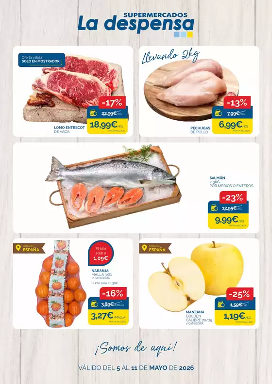 Catálogo Supermercados La Despensa | ¡Somos de aquí! | 2026-05-05T00:00:00.000Z - 2026-05-11T00:00:00.000Z