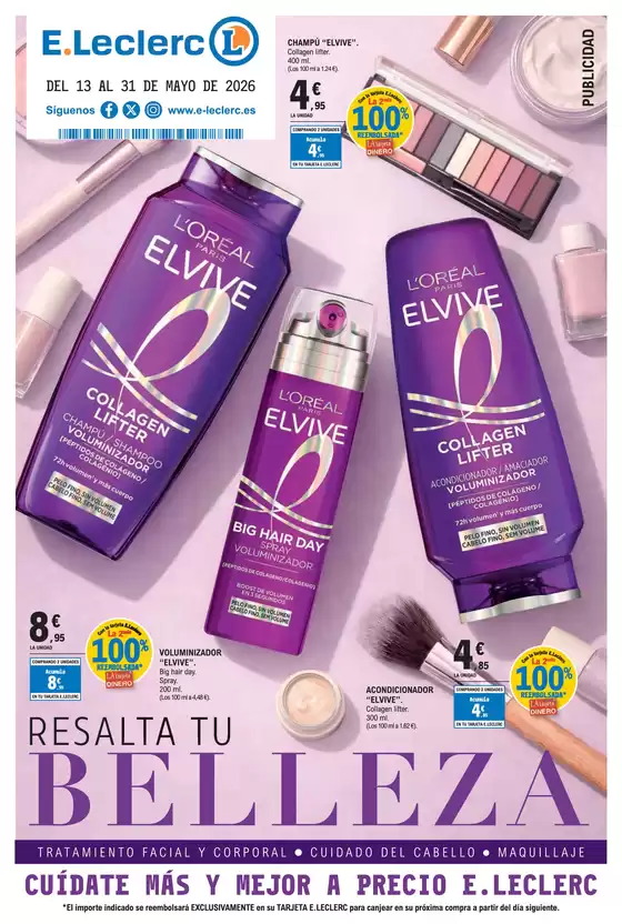 Catálogo E.Leclerc | Especial belleza | 2026-05-13T00:00:00.000Z - 2026-05-31T00:00:00.000Z
