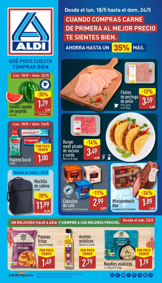 Catálogo ALDI en Ablitas | Qué poco cuesta comprar bien | 2026-05-18T00:00:00.000Z - 2026-05-24T00:00:00.000Z
