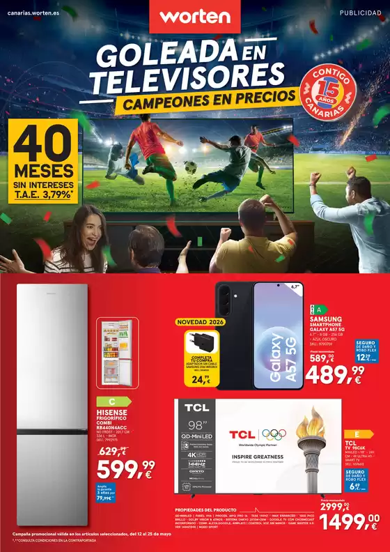 Catálogo Worten | Oferta válida desde el 12 al 25 de mayo | 2026-05-12T00:00:00.000Z - 2026-05-25T00:00:00.000Z