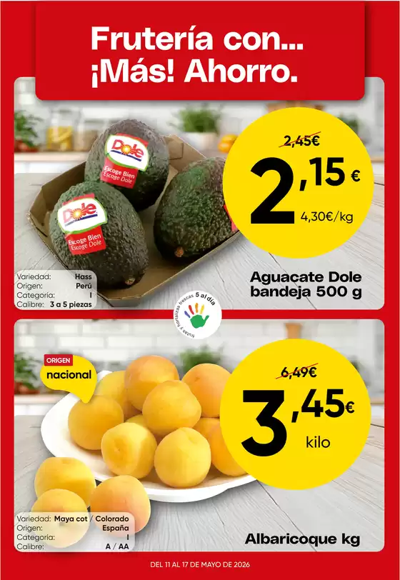Catálogo Froiz | Frutería con... ¡Más! Ahorro. | 2026-05-11T00:00:00.000Z - 2026-05-17T00:00:00.000Z