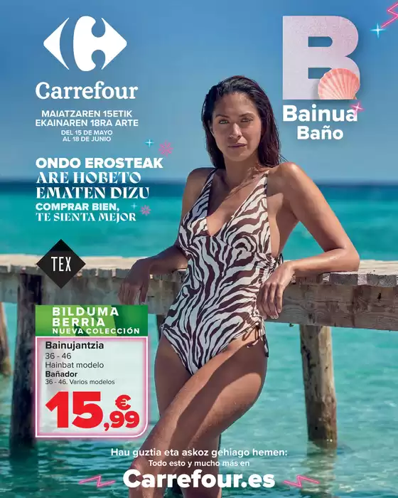 Catálogo Carrefour en Gorliz | BAÑO | 2026-05-15T00:00:00.000Z - 2026-06-18T00:00:00.000Z