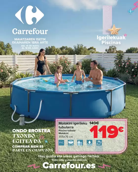 Catálogo Carrefour en Castro de Rei | PISCINAS | 2026-05-15T00:00:00.000Z - 2026-06-18T00:00:00.000Z