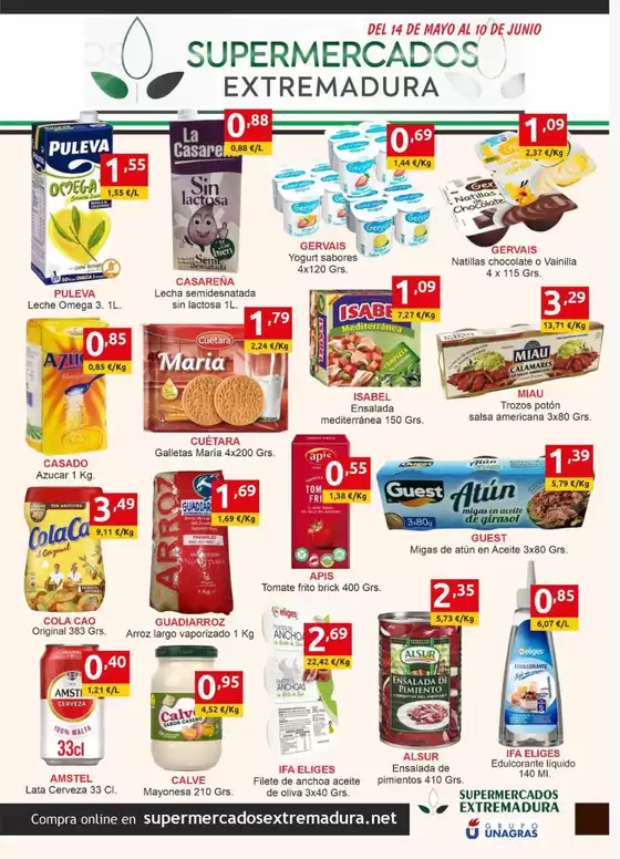 Catálogo Supermercados Extremadura | Del 14 De Mayo Al 10 De Junio | 2026-05-14T00:00:00.000Z - 2026-06-10T00:00:00.000Z