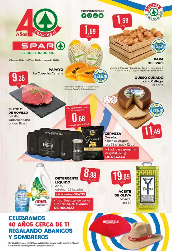 Catálogo SPAR Gran Canaria | Oferta válida del 15 al 28 de mayo de 2026 | 2026-05-15T00:00:00.000Z - 2026-05-28T00:00:00.000Z