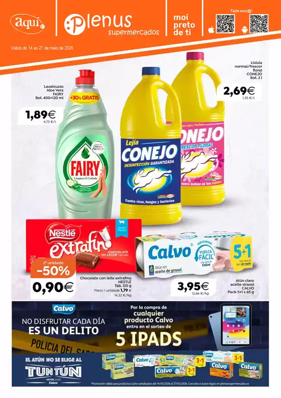 Catálogo Plenus Supermercados | Válido do 14 ao 27 de maio de 2026 | 2026-05-14T00:00:00.000Z - 2026-05-27T00:00:00.000Z