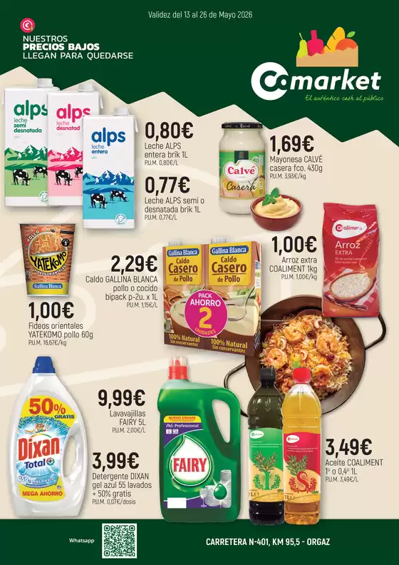Catálogo CoMarket en Villena | Validez del 13 al 26 de Mayo 2026 | 2026-05-15T00:00:00.000Z - 2026-05-26T00:00:00.000Z