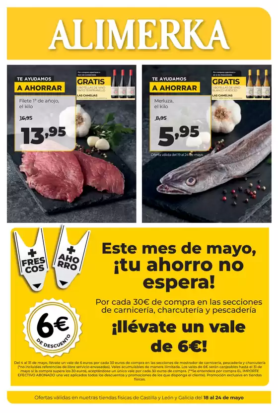 Catálogo Alimerka en Almendralejo | Semanal del 18 al 24 de mayo Castilla y León | 2026-05-18T00:00:00.000Z - 2026-05-24T00:00:00.000Z