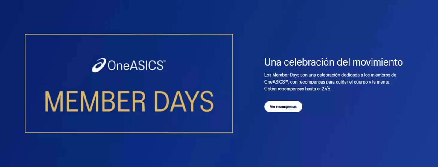 Catálogo Asics en Labastida | Member Days | 2026-05-18T00:00:00.000Z - 2026-05-27T00:00:00.000Z