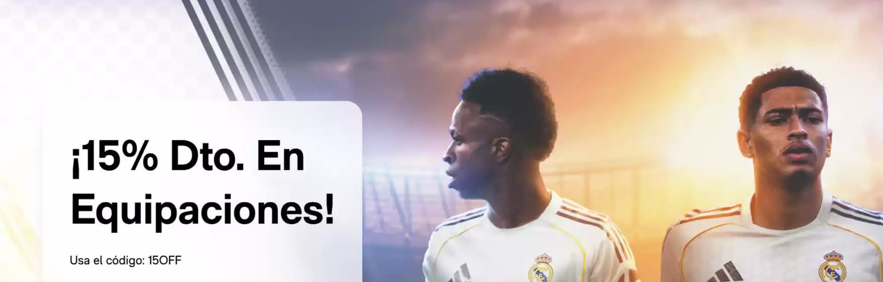 Catálogo Real Madrid en Labastida | ¡15% Dto. En Equipaciones! | 2026-05-18T00:00:00.000Z - 2026-05-31T00:00:00.000Z