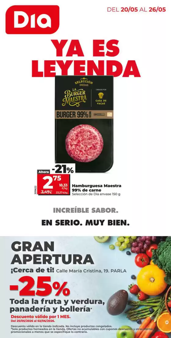 Catálogo Dia en Constantí | Gran apertura Dia del 20/05 al 26/05 | 2026-05-20T00:00:00.000Z - 2026-05-26T00:00:00.000Z