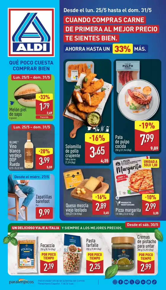 Catálogo ALDI en Palma de Mallorca | ¡Qué poco cuesta comprar bien! | 2026-05-25T00:00:00.000Z - 2026-05-31T00:00:00.000Z