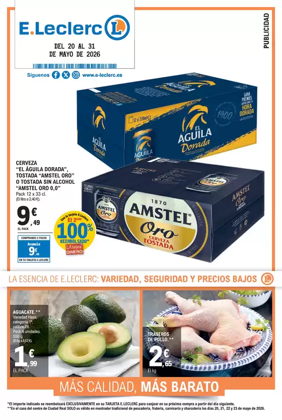 Catálogo E.Leclerc en Constantí | Hiper Oferta 10 | 2026-05-20T00:00:00.000Z - 2026-05-31T00:00:00.000Z