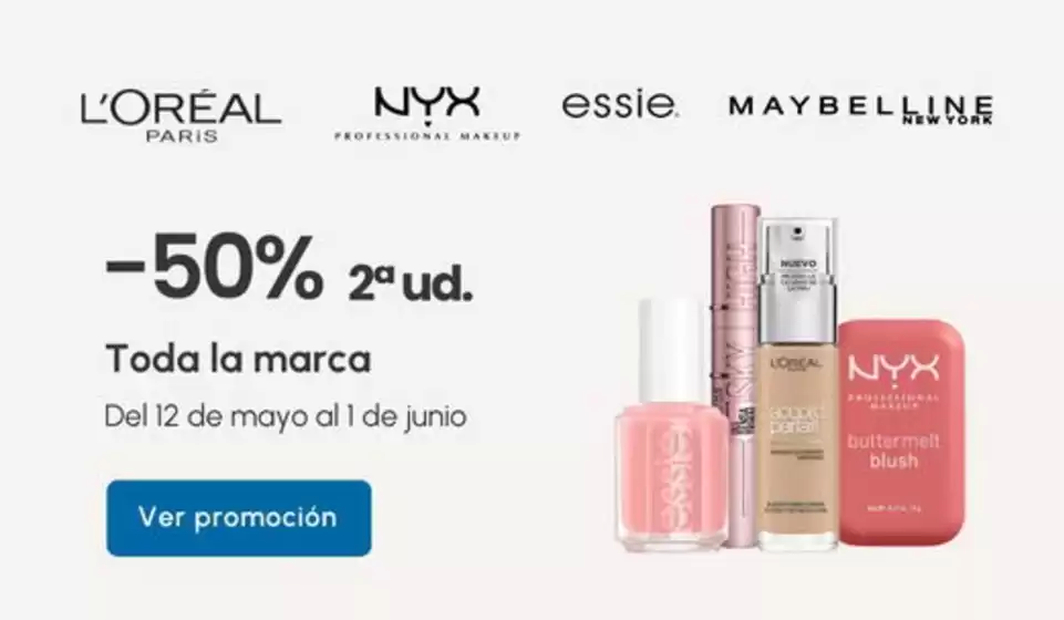 Catálogo Perfumerías Avenida en Castelldefels | -50% 2ªud. | 2026-05-18T00:00:00.000Z - 2026-06-01T00:00:00.000Z