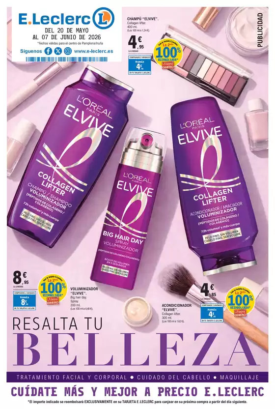 Catálogo E.Leclerc en Constantí | Especial Belleza | 2026-05-20T00:00:00.000Z - 2026-06-07T00:00:00.000Z