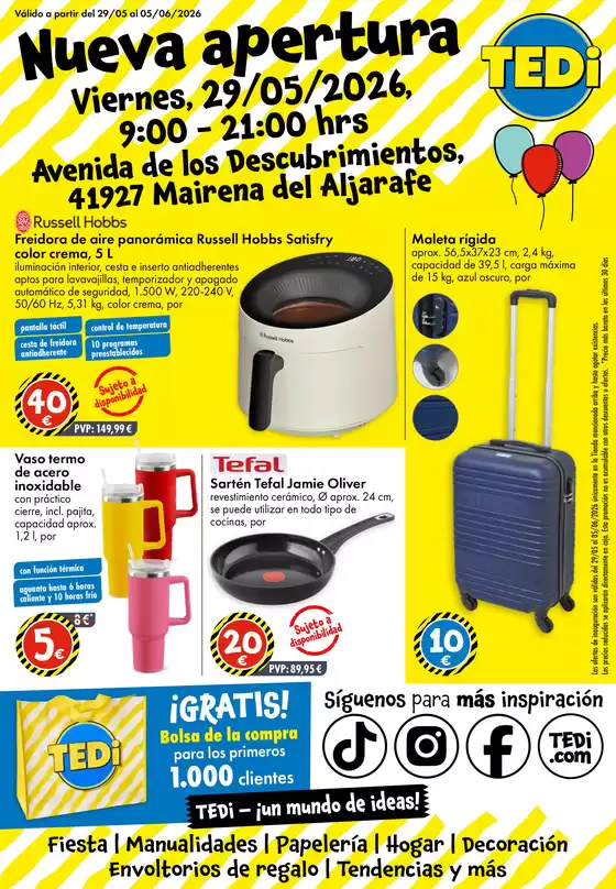 Catálogo TEDi | Nueva apertura | 2026-05-25T00:00:00.000Z - 2026-05-31T00:00:00.000Z