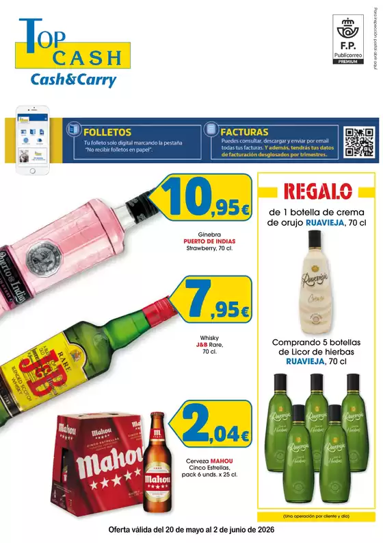Catálogo Top Cash | Oferta válida del 20 de mayo al 2 de junio de 2026 | 2026-05-20T00:00:00.000Z - 2026-06-02T00:00:00.000Z