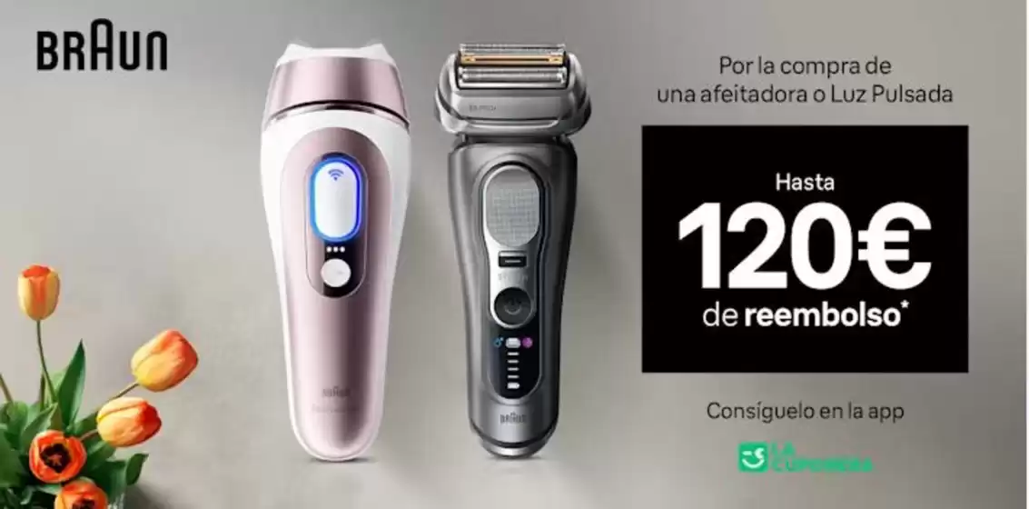 Catálogo Braun | Hasta 120€ de reembolso | 2026-05-20T00:00:00.000Z - 2026-06-02T00:00:00.000Z