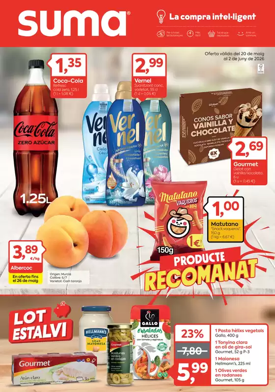 Catálogo Suma Supermercados | Oferta vàlida del 20 de maig al 2 de juny de 2026 | 2026-05-20T00:00:00.000Z - 2026-06-02T00:00:00.000Z