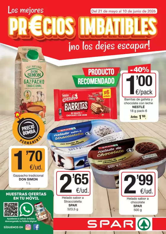 Catálogo SPAR Fragadis | Los Mejores Precios Imbatibles | 2026-05-21T00:00:00.000Z - 2026-06-10T00:00:00.000Z