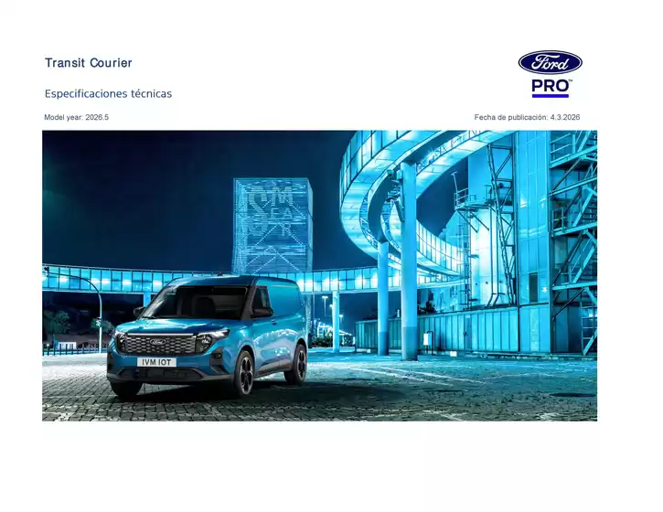 Catálogo Ford en Campanar | BRO Transit Courier | 2026-05-21T00:00:00.000Z - 2026-12-31T00:00:00.000Z
