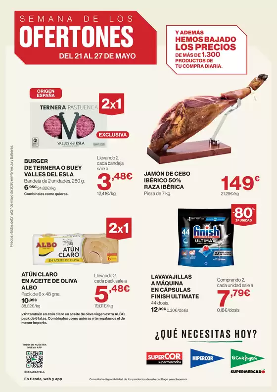 Catálogo Hipercor | Semana de los Ofertones | 2026-05-21T00:00:00.000Z - 2026-05-27T00:00:00.000Z
