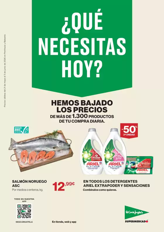 Catálogo El Corte Inglés | ¿Qué Necesitas Hoy? | 2026-05-21T00:00:00.000Z - 2026-06-03T00:00:00.000Z